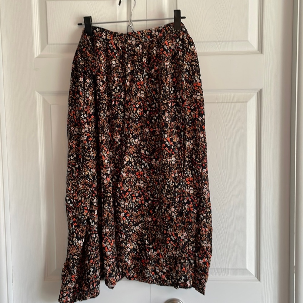 Long floral skirt